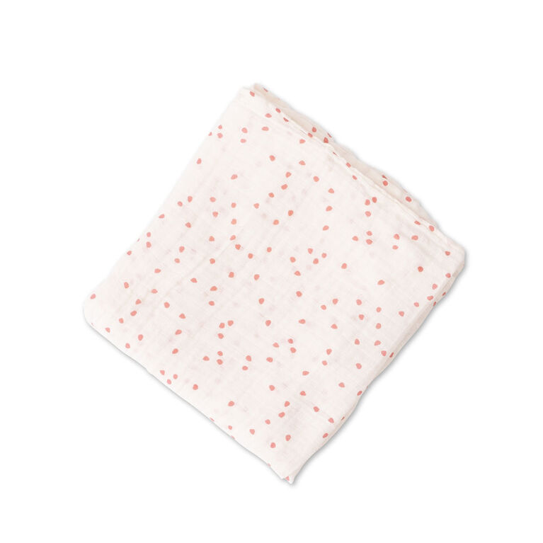 Swaddle Coton Mousseline Simple Red Rover Cherry Petals Notre