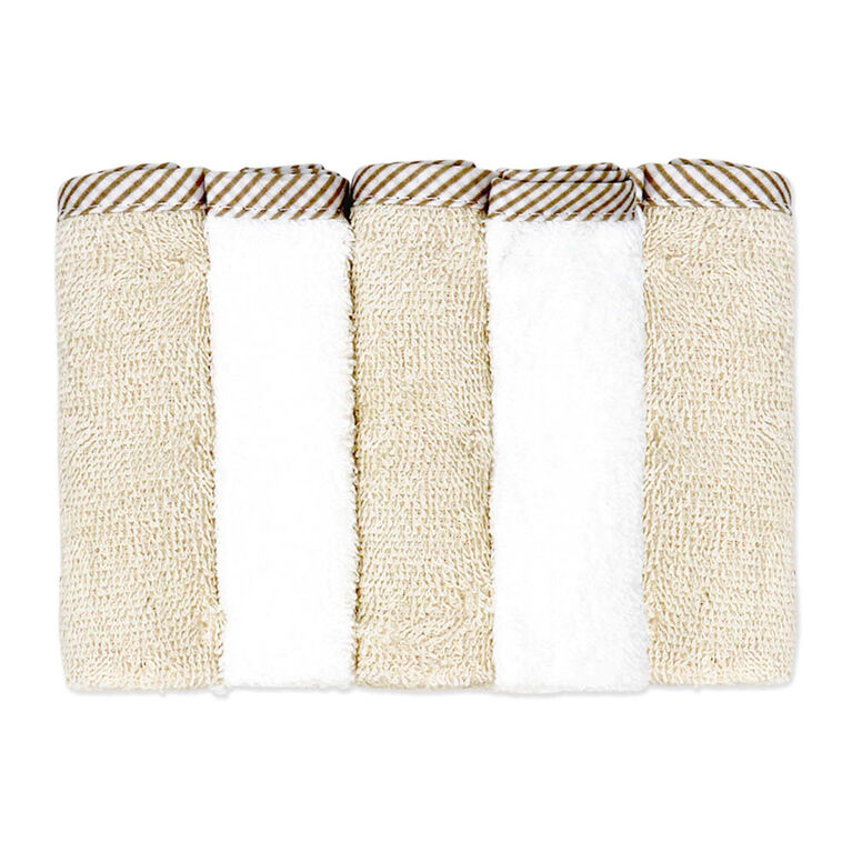 Baby Mode Signature 7 Piece Bath Set: Tan Bear