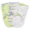 Summer Infant SwaddleMe Original Swaddle - Small/Med - 3 Pack - Busy Bees