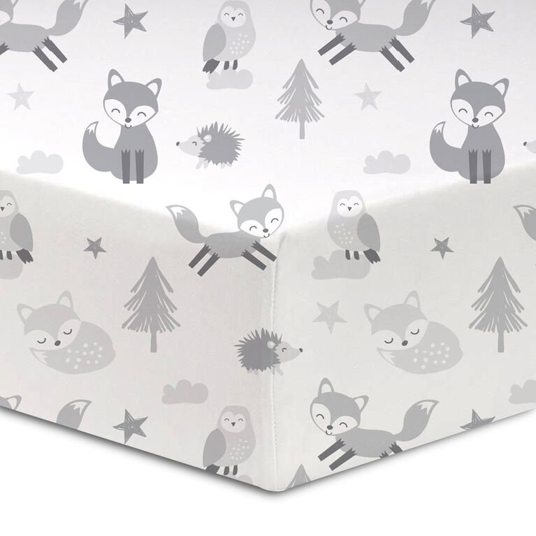 Koala Baby 100 Cotton Flannel Fitted Crib Sheet Babies R Us Canada