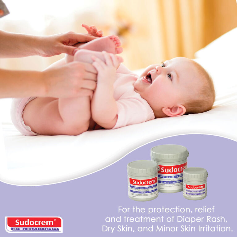 Sudocrem - Diaper Rash Cream for Baby, Soothes, Heals, and Protects, Relief  and Treatment of Diaper Rash, Zinc Oxide Cream - 400g : : Baby