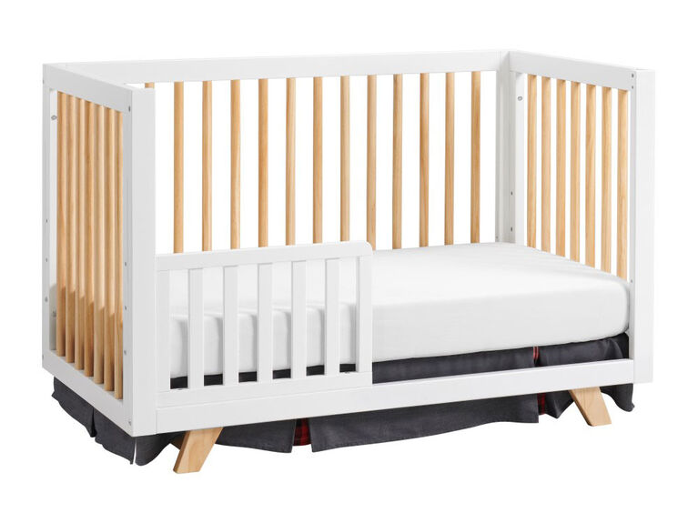 Couchette Convertible Oxford Baby Visby 3-en-1 Blanc/Naturel – Notre exclusivité