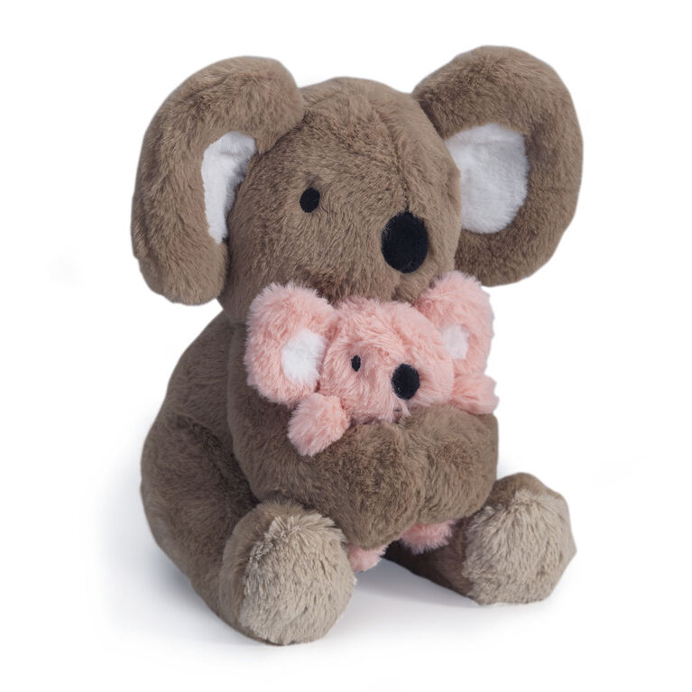 Lambs & Ivy Calypso Plush Koalas Fuzzy & Wuzzy Pink/Gray Babies R Us Canada