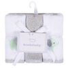 Koala Baby - Grey Woven Washcloth - 6 Pack
