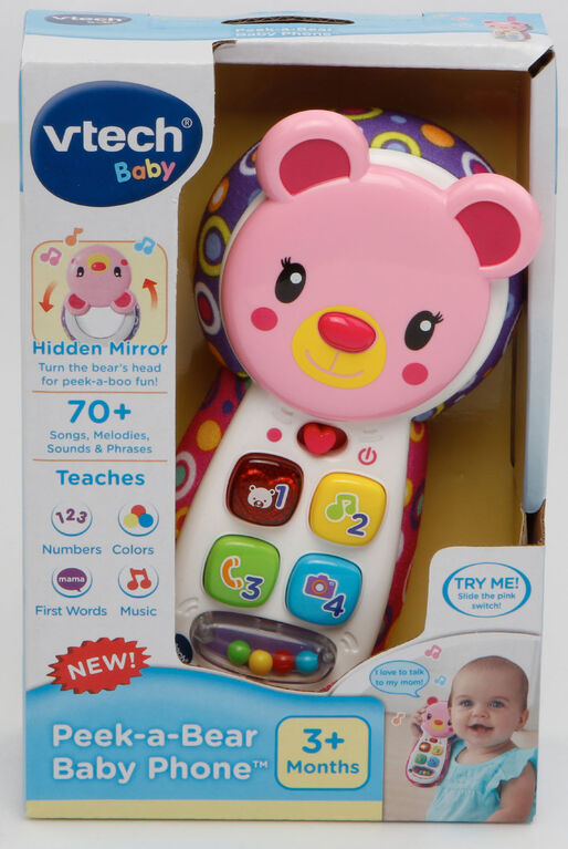 Peek A Bear Baby Phone Pink English Edition Babies R Us Canada