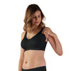 Bravado Designs Soutien-gorge de maternité et d’allaitement Body Silk Seamless, Noir, Moyen