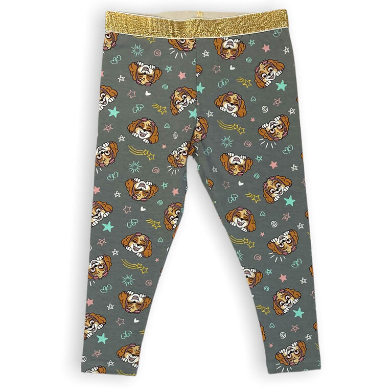 Paw Patrol All Over Print Legging - Grey 4T