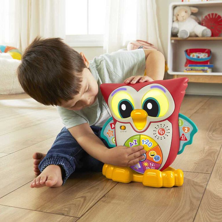 ​Fisher-Price Linkimals Light-Up and Learn Owl, French Edition