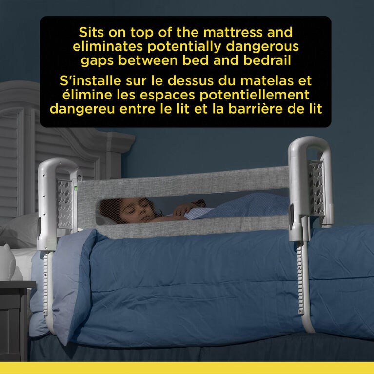 Barrière de lit pour dessus de matelas