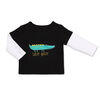 Ensemble 2 pièces Koala Baby Safari Alligator - tee-shirt à manches longues et pantalon de sport imprimé, 3-6 Mois