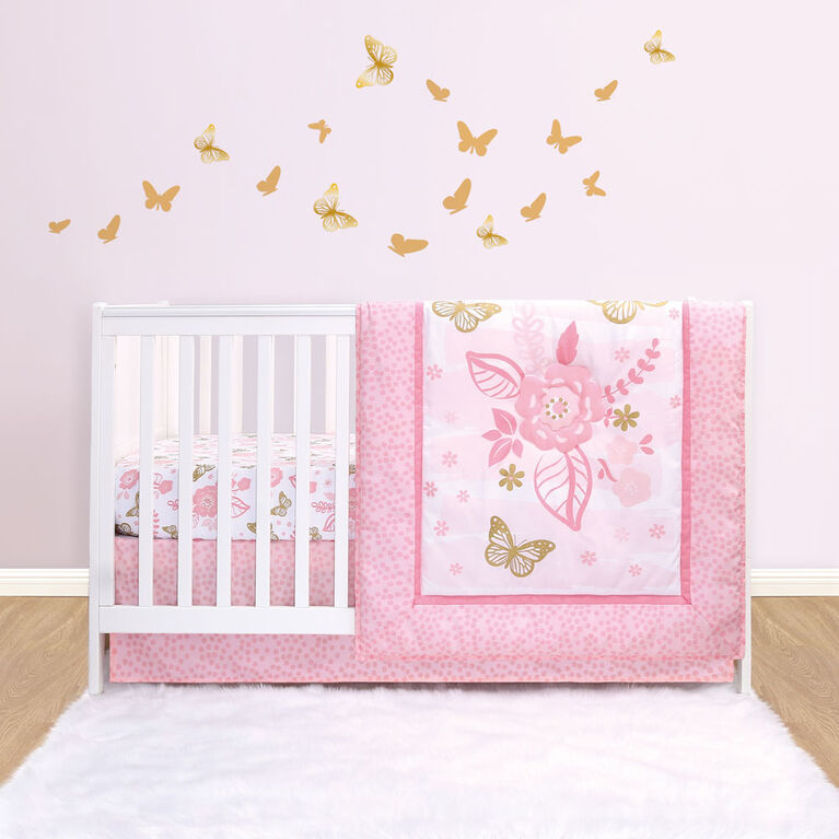 Belle Butterfly Dreams 3-Piece Crib Bedding Set R Exclusive Babies R Us  Canada