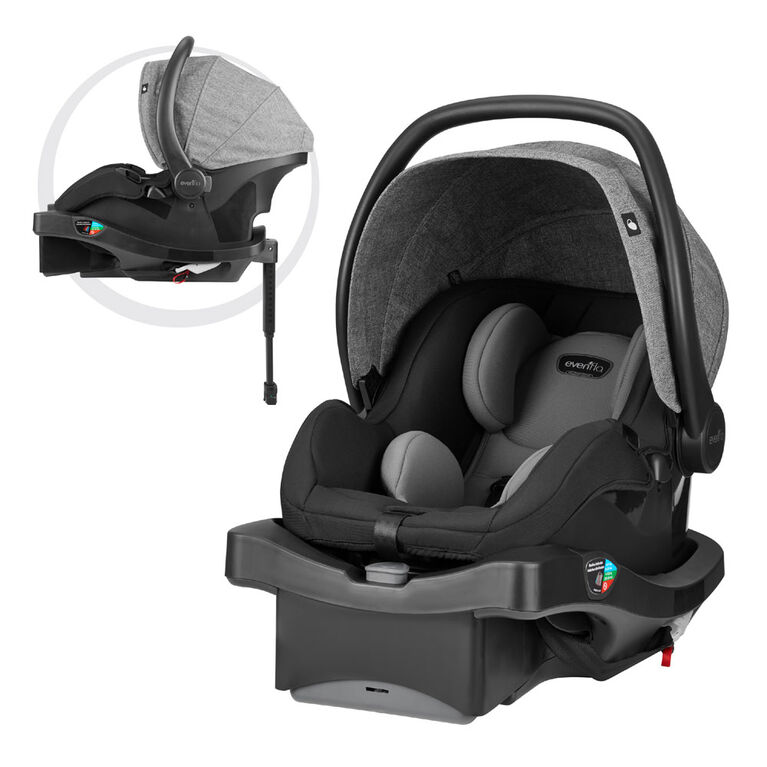 Siège d'auto pour bébé LiteMaxMC DLX, Meteorite Evenflo.