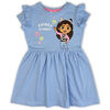 Gabby Short Sleeve Dress - Blue 5T