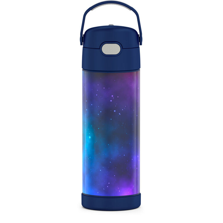 Bouteille d'eau FUNtainer avec bec, Galaxy Navy, 16oz