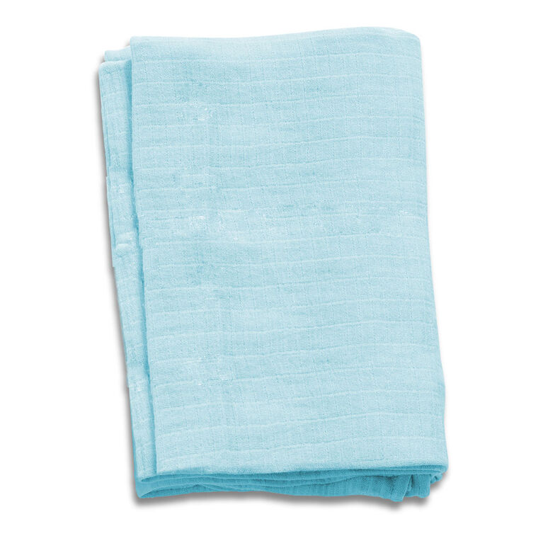 Summer Infant SwaddleMe Premium Muslin Swaddle Blankets - Follow the Heart Blue