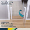 Safety 1st Easy Install Walk-Through Metal Gate- White