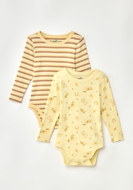 Northern Reflections Littles Rodeo 2PK Grenouillère Jaune