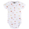 Gerber Childrenswear    Lot de 3 body manches courtes Rose+Jaune  Nouveau-Né