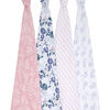 Aden + Anais Essentials 4-Pack Muslin Swaddles Flowers Bloom
