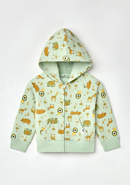 Northern Reflections Littles Wild Chandail &agrave; capuchon Sage