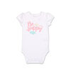 Koala Baby Pastel Rainbow Be Happy Bodysuit/Shorts 2 Piece Set, Newborn