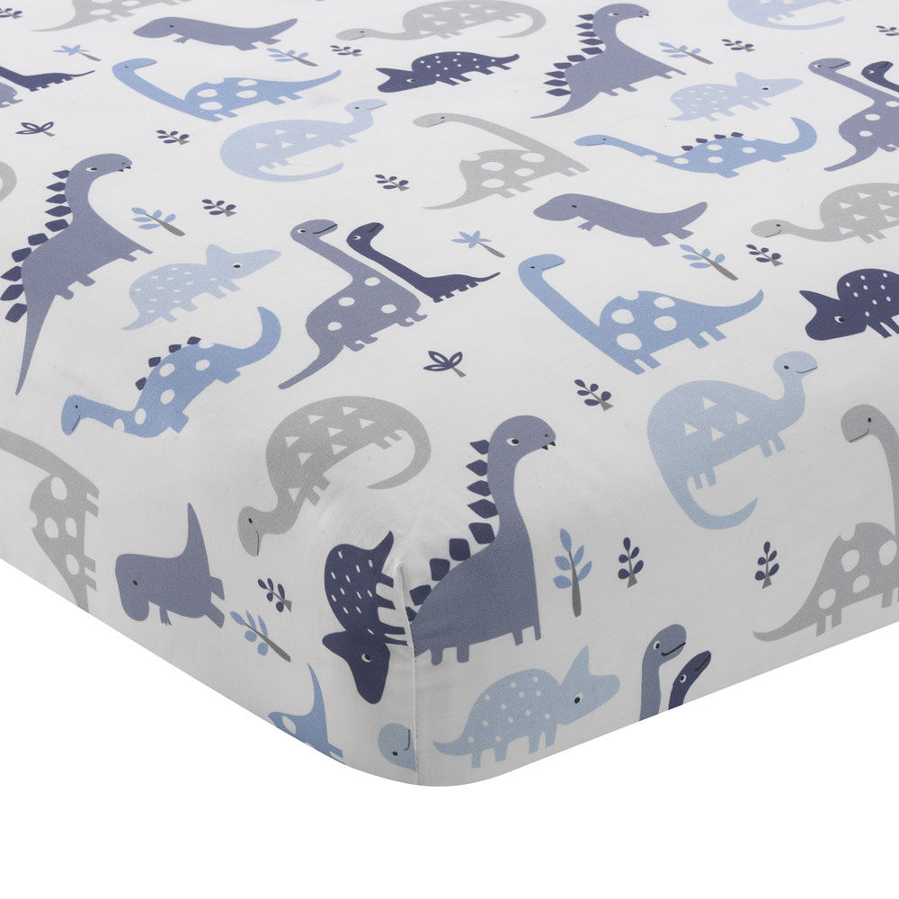 Bedtime Originals Roar 3 Piece Crib Bedding Set Blue