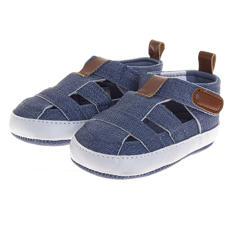 Beverly Hills Polo Club Fisherman Sandal Denim Size 4