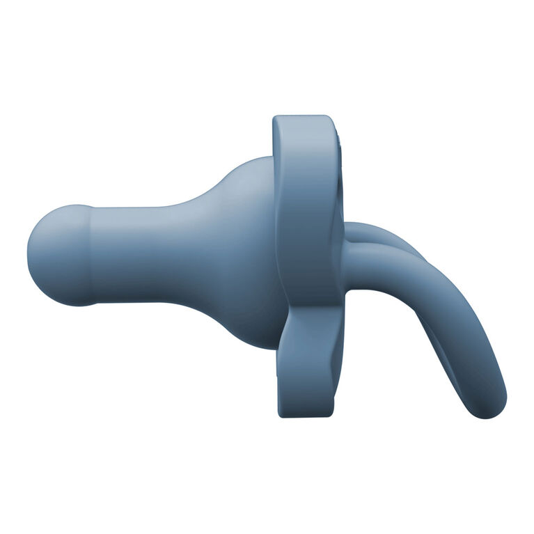 HappyPaci 1-piece Silicone Pacifier Blue - 3pack