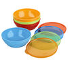 First Essentials by NUK Bunch-a-Bowls, Assorted Colours, 4-Pack