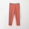 organic play legging, 3-6m - rose