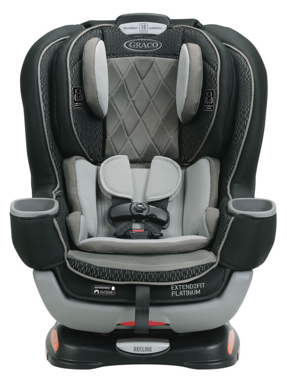 Siège d'auto Transformable Graco Extend2Fit Platine - Hurley - Notre exclusivité