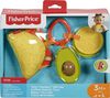 Coffret-cadeau Mardi tacos de Fisher-Price, 3 jouets à thème de l'alimentation pour bébé