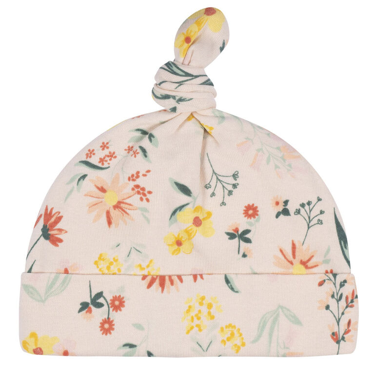 Gerber Childrenswear - Chemise, pantalon et casquette 3 pièces - Wildflower - 0-3M