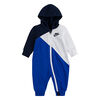 Nike Coverall - Blue, 0-3 newborn