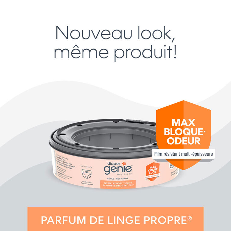 Diaper Genie Max Fresh Round Refill 3-pack
