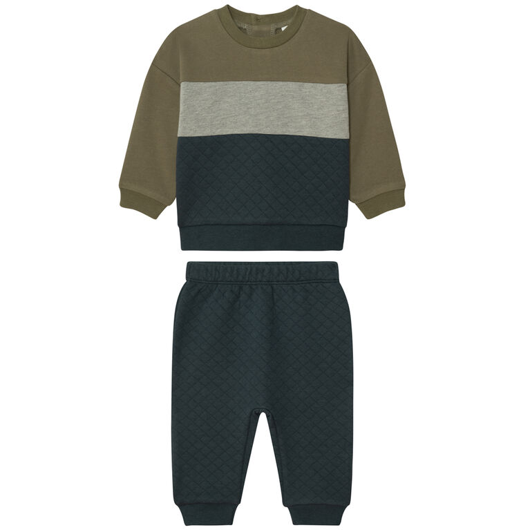 PL Baby Ensemble de jogging 2 pièces bleu marine 24M