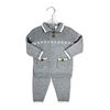 Rock a Bye Baby Pull en tricot avec poches et pantalon : gris 0-3 mois