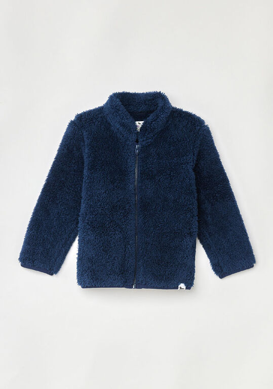 Northern Reflections Littles Loon Fur Jacket Blue 18-24M