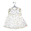Rock a Bye Baby Muslin Cream Dress 0-3M