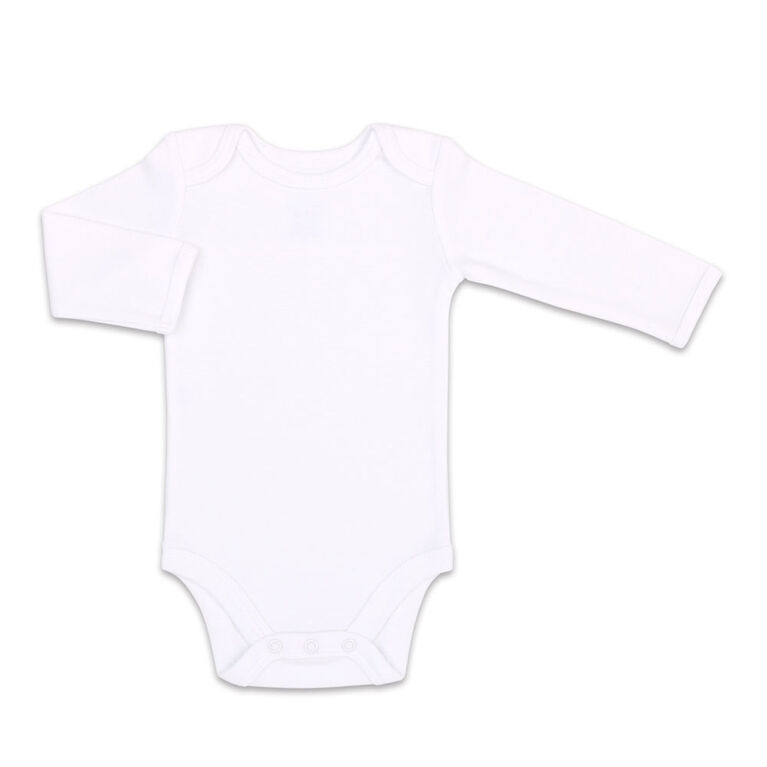 Koala Baby 4Pk Long Sleeve Bodysuit Solid Pink Combo, Preemie