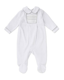 Rock a Bye Baby White Velour Sleeper
