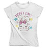 Hoppy Days Short Sleeve Tee -White - 4T