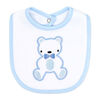 Rock a Bye Baby 5 Piece Ribbed Velour Set: Blue Bear