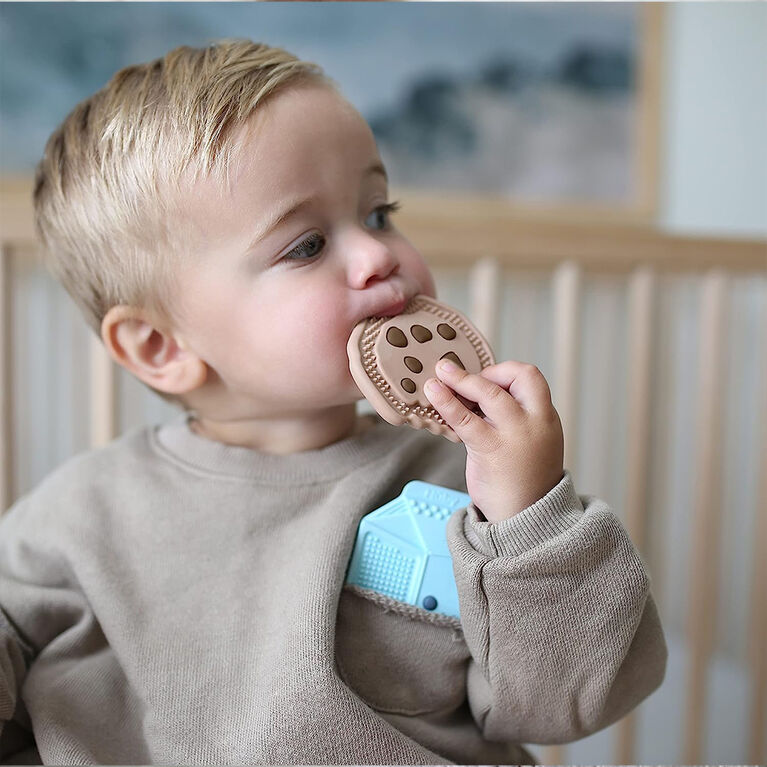 Nuby Silicone Teethers - Milk and Cookies