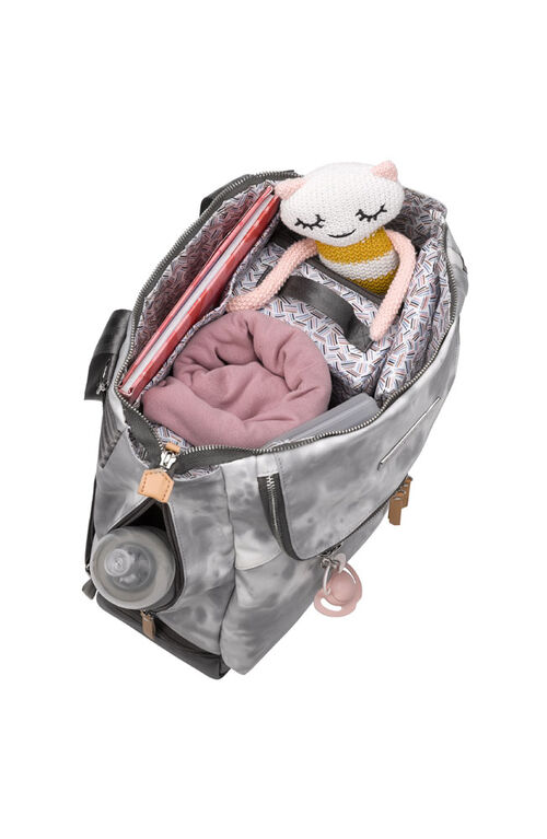 Petunia Pickle Bottom - Pivot Pack Diaper Backpack - Smoke Swirl Tie-Dye