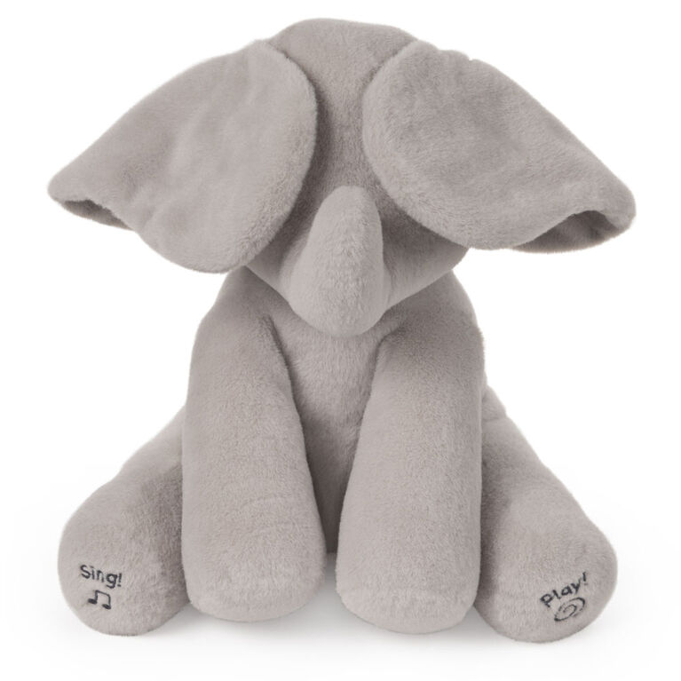 Baby GUND Animated Flappy the Elephant Stuffed Animal Plush, Gray, 12 inch