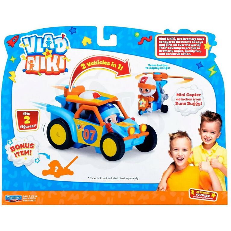Vlad and Niki - Dunebuggy with Racer Vlad Vehicle and Figure