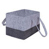 Sammy and Lou Light and Dark Gray Felt Storage Tote