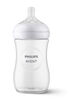 Avent Natural Baby Bottle with Natural Response Nipple, Clear, 9oz, 1 pack