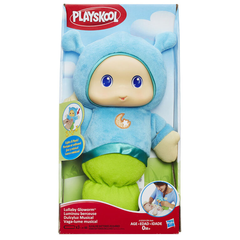 Playskool Play Favorites Lullaby Gloworm Toy - Blue